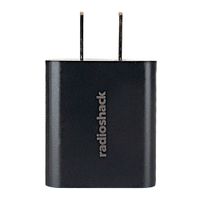 Adaptador de carga Radioshack, 1 puerto usb, 5V, certificación UL, negro