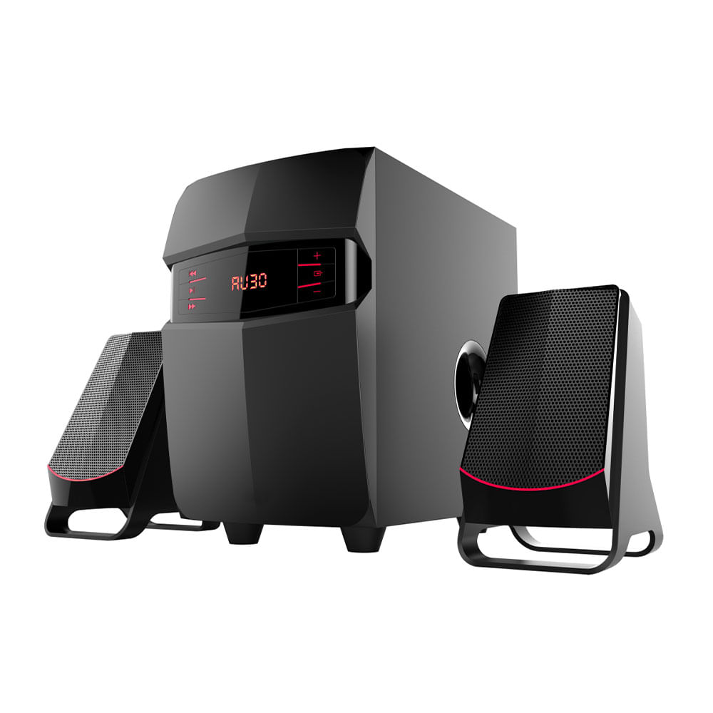 Equipo de Sonido Izuum bluetooth v.2.1, 40W, Usb, MicroSD, Radio FM, control remoto