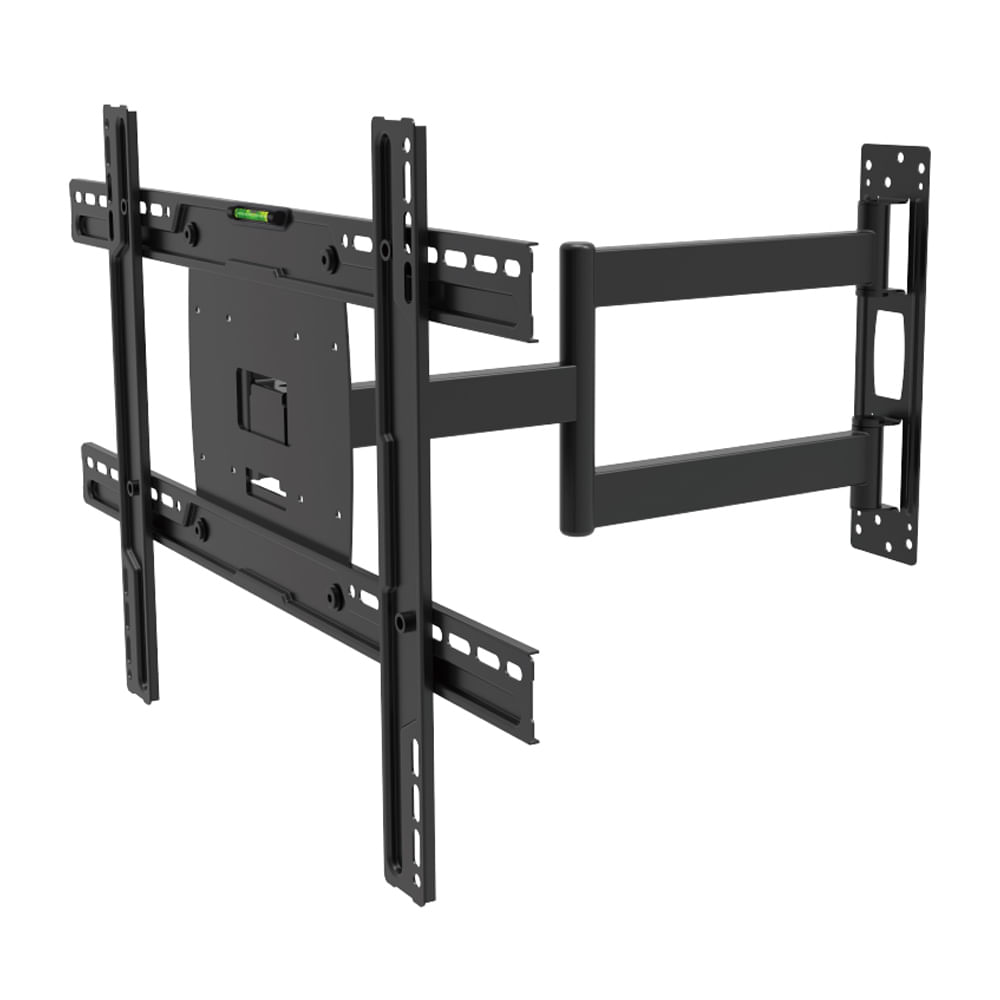 Rack móvil Westminster para TV de 32 a 70", giro lateral hasta 180°, soporte de acero sólido, distancia máxima a pared 54 cm, peso máx. 70 kg, negro