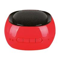 Parlante bluetooth Coolbox Happy Bun batería recargable, rojo