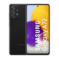 Celular Samsung Galaxy A72 128GB, 6GB RAM, cámara trasera 64MP y frontal 32MP, 6.7"", Octa-Core, negro