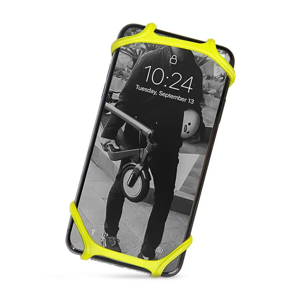 Imagen 2 del producto Soporte para celular y power bank Nite Ize ajustable, amarillo