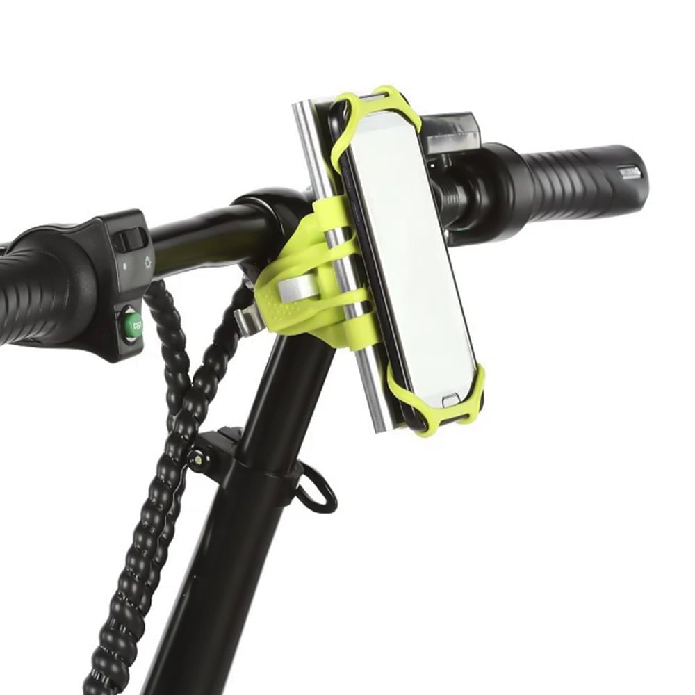 Soporte de celular y power bank Nite Ize ajustable, amarillo