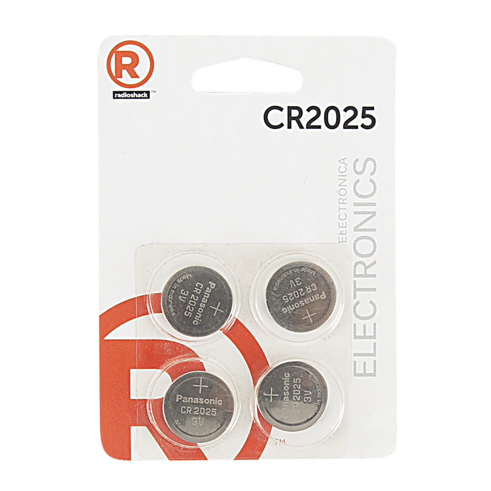 Imagen 1 del producto Batería de litio Radioshack Cr2025 x4