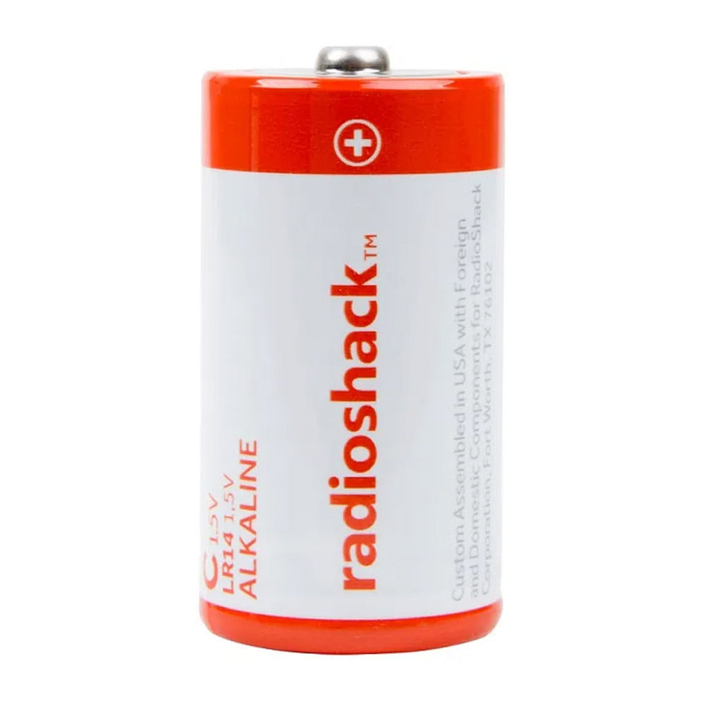 Imagen 2 del producto Pilas alcalinas Radioshack tipo C x2 1.5V increíble duración y rendimiento