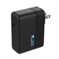 Cargador de batería dual Gopro, 27.5W, carga rápida, compatible con todas las versiones, incluye enchufes