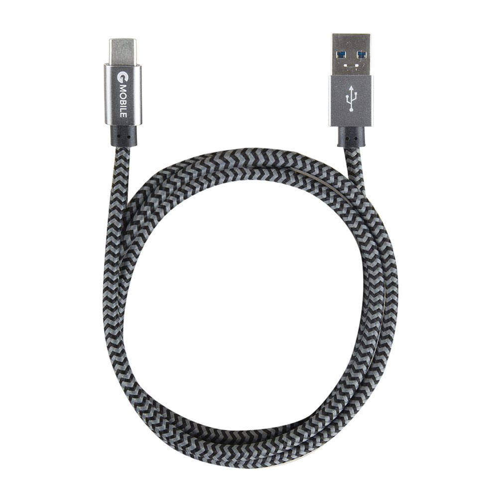 Imagen 2 del producto Cable tipo c a usb Coolbox GMobile 15w 1 m gris