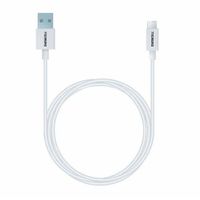 Cable trenzado tipo C a usb Duracell 1 m blanco