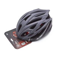 Casco Ollie clásico L luz posterior, 58-62 cm, negro y gris