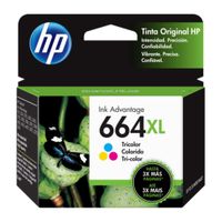 Cartucho HP 664 XL Advantage tricolor rinde hasta 480 páginas