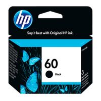 Cartucho HP 60 negro rinde hasta 200 páginas
