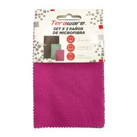 Set de 3 paños Coolbox Teraware de microfibra, 1 de 20 x 30 cm, 1 de 15 x 20 cm, 1 de 10 x 15 cm