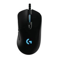 Mouse gamer alámbrico Logitech G403 Hero, usb, 25600 dpi,  6 botones, luces RGB
