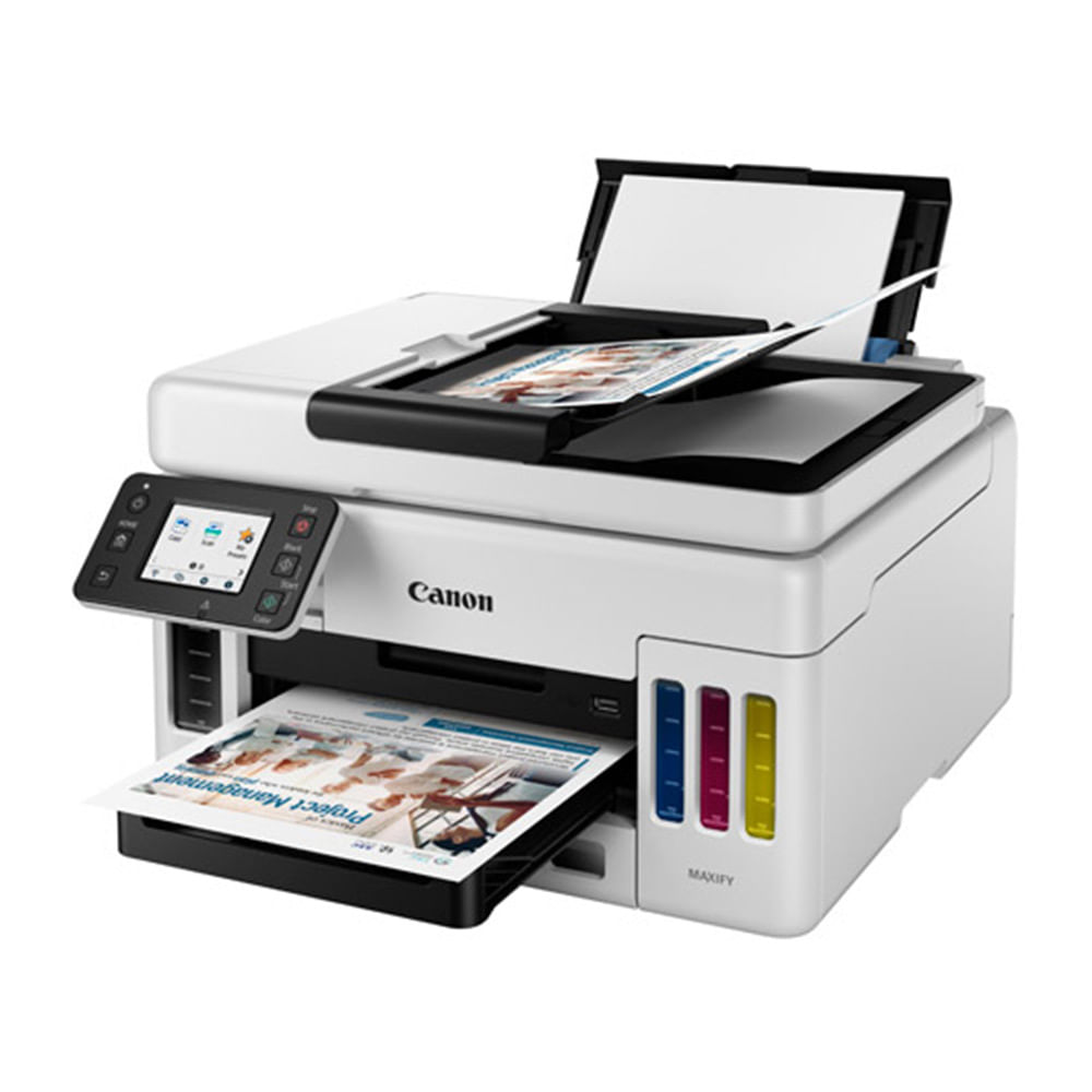 Imagen 2 del producto Impresora multifuncional Canon MAXIFY GX6010, inyección de tinta, inalámbrica, Wi-Fi, con tanques recargables