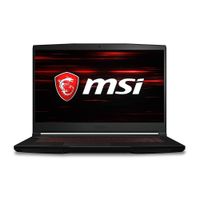 Laptop gamer Msi GF63 Thin 15.6"" Intel Core i5 10500H, 512GB SSD, 8GB RAM, GeForce GTX1650 4GB, FreeDOS - sin sistema operativo, negro