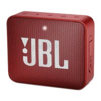 Parlante bluetooth JBL Go 2 potencia 3W, resistente al agua IPX7, hasta 5 horas de reproducción, rojo