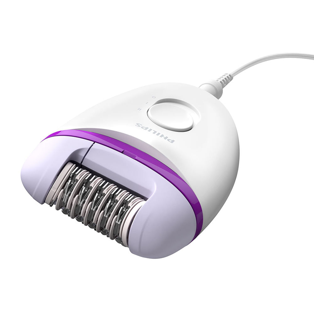 Imagen 2 del producto Depiladora Philips Satinelle BRE22500 alámbrica, compacta, 2 velocidades