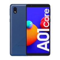 Celular Samsung A01 Core 16GB, 1GB RAM, cámara trasera 8MP y frontal 5MP, 5.3"", MediaTek, azul