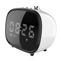 Parlante bluetooth Decibel Wake up led, batería recargable, blanco