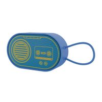 Parlante bluetooth portátil Decibel batería recargable, azul