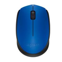 Mouse inalámbrico Logitech M170 receptor usb, 1000 dpi, 3 botones, usa pila, azul