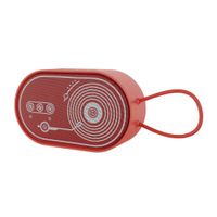 Parlante bluetooth portátil Decibel batería recargable, rojo