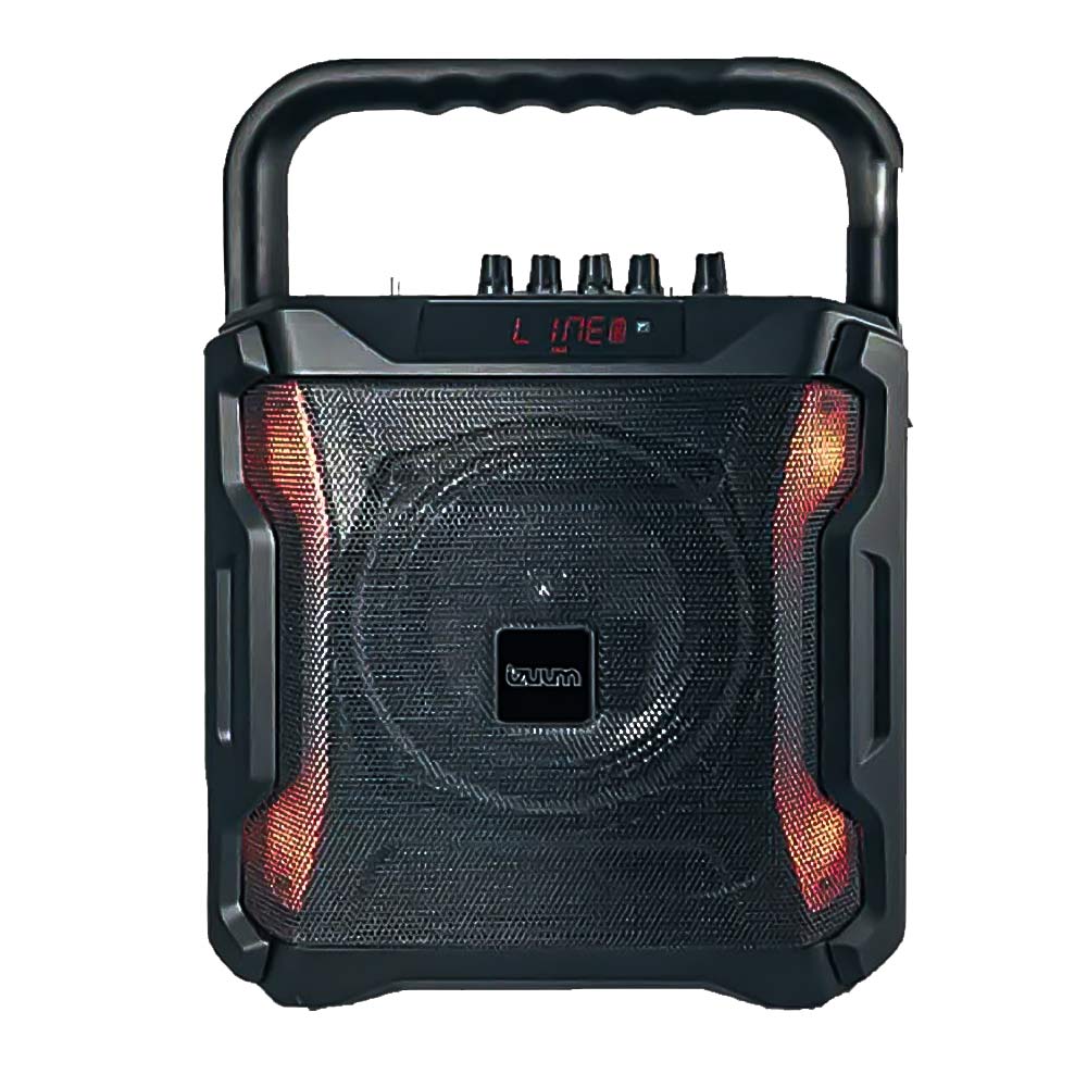 Parlante bluetooth karaoke Izuum led, batería recargable