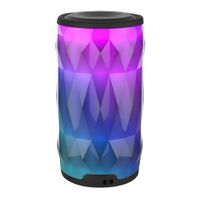 Parlante bluetooth portátil Coolbox led, batería recargable
