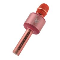 Parlante bluetooth karaoke Coolbox batería recargable, rosado