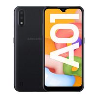 Celular Samsung Galaxy A01 16GB, 2GB RAM, cámara trasera 13MP y frontal 5MP,  5.7"", Octa-Core, negro