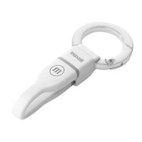 Cable llavero Maxell usb 3.5 a micro usb, blanco