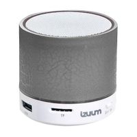 Parlante bluetooth Izuum batería recargable, gris