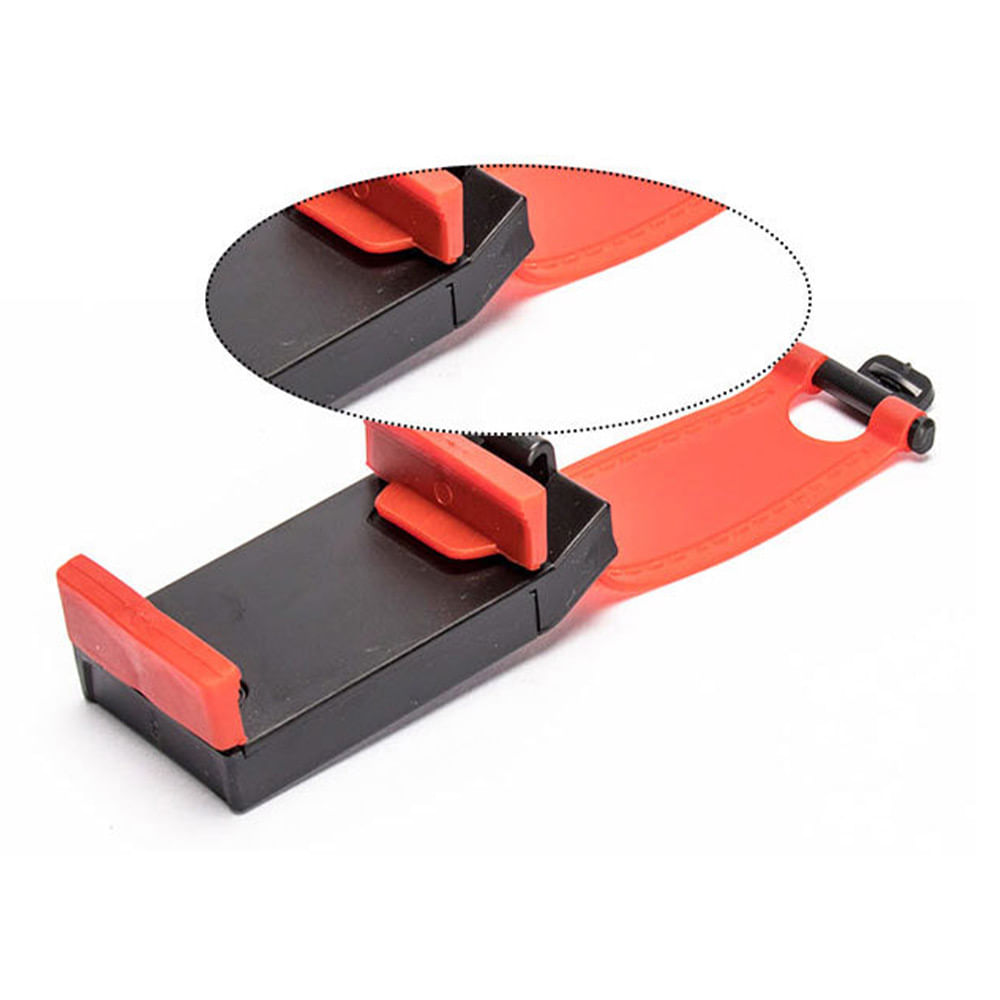 Imagen 2 del producto Soporte de celular para timón de auto Coolbox GMobile portátil, negro
