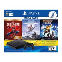 Consola PlayStation 4 1TB + Marvel SpiderMan + Horizon Zero Dawn + Ratchet & Clank + PS Plus 3 meses