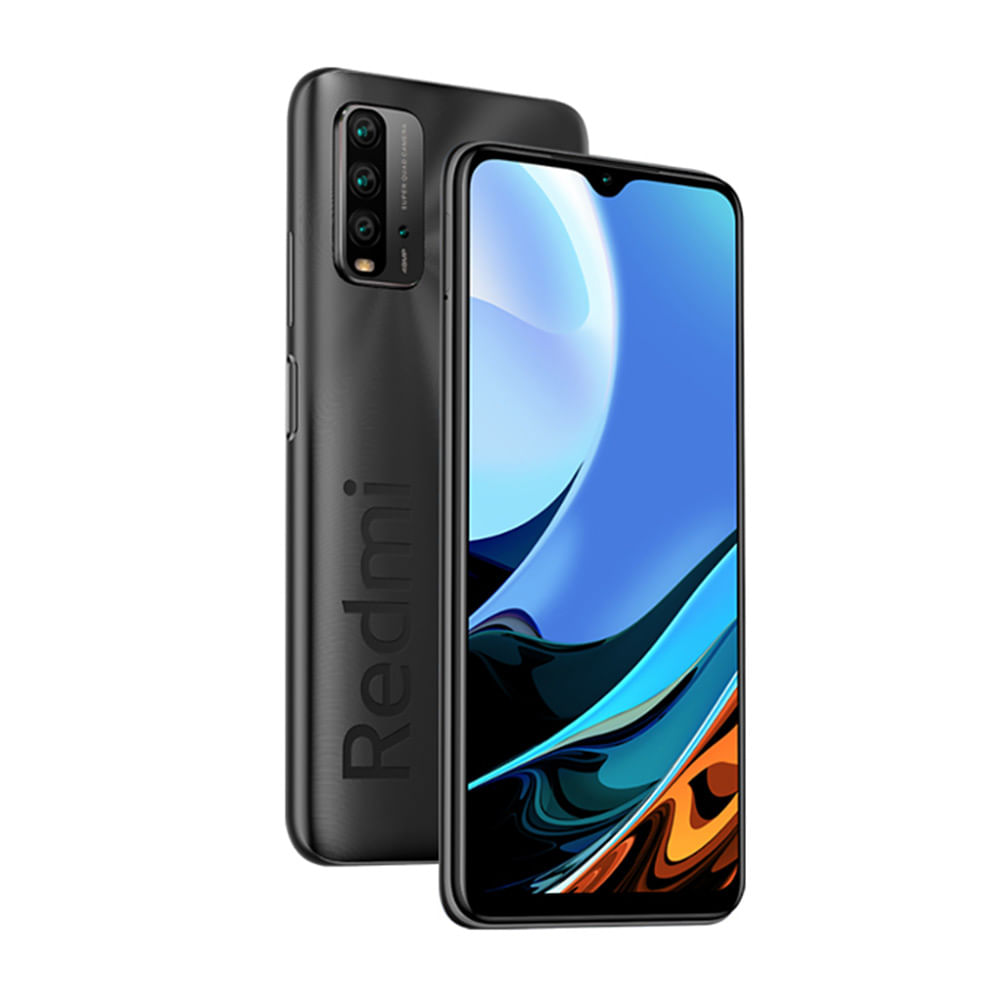 Imagen 2 del producto Celular Xiaomi Redmi 9T 128GB, 4GB RAM, cámara trasera 48MP, 6.53"", gris