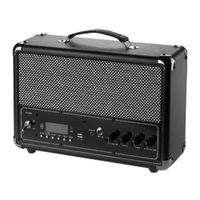 Radio digital Bluetooth portátil Sevilla, FM, entrada de micrófono, control de eco y bajos, puerto USB, Aux-in, incluye control remoto