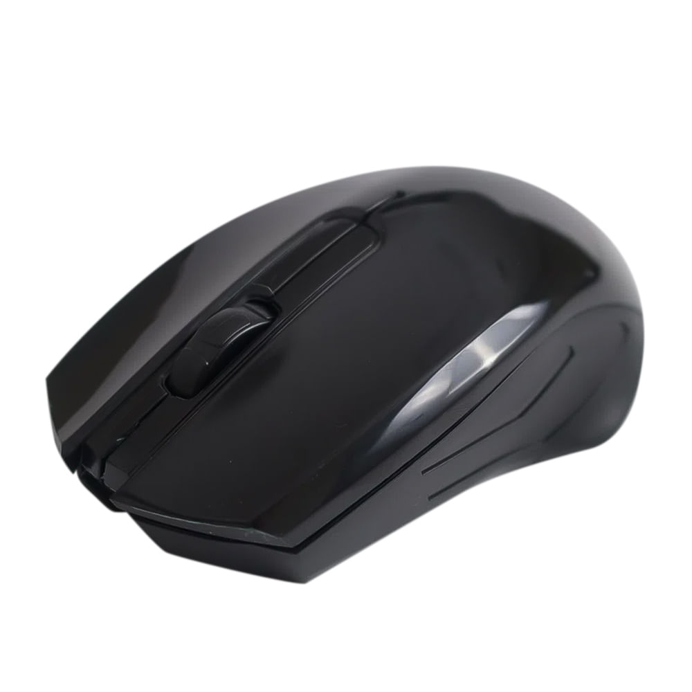 Imagen 2 del producto Mouse inalámbrico Radioshack 3 botones, negro