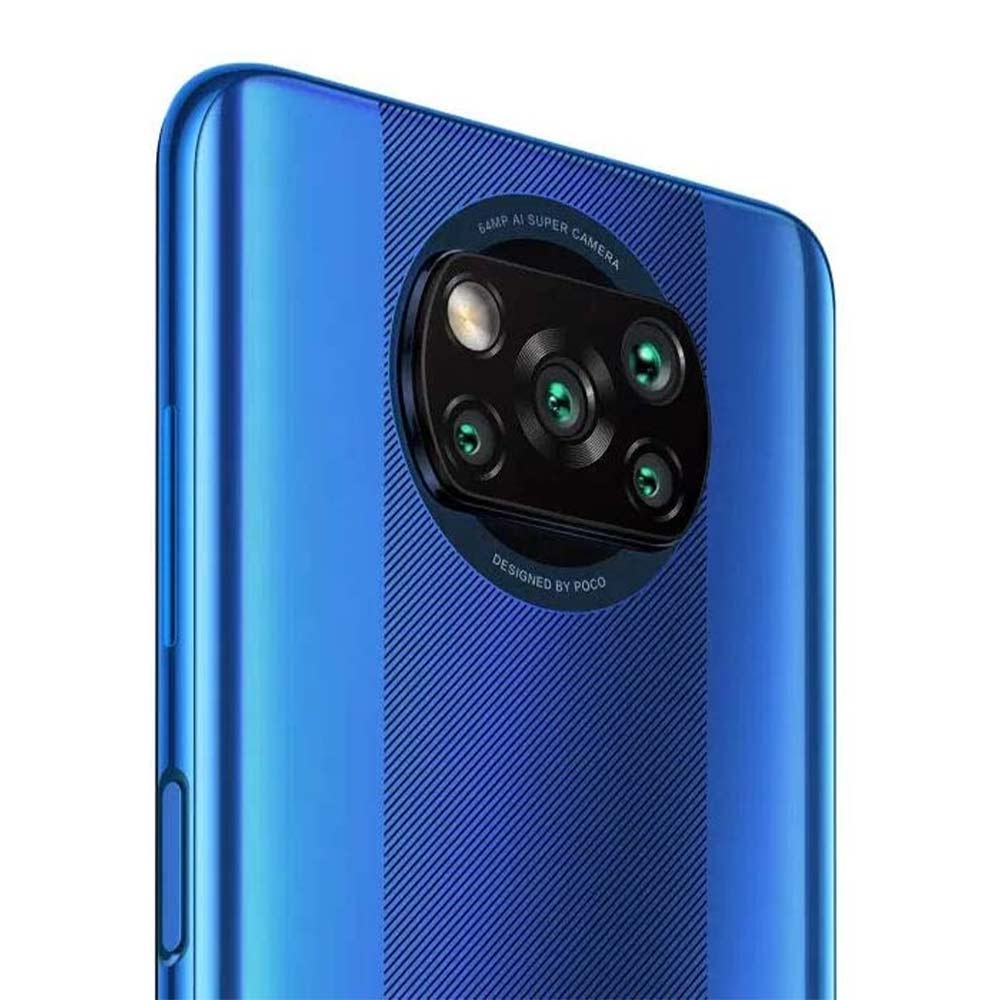 Imagen 2 del producto Celular Xiaomi Poco X3 NFC 128GB, 6GB ram, cámara principal 64MP + 13MP + 2MP + 2MP, frontal 20MP, 6.67"", Snapdragon, azul