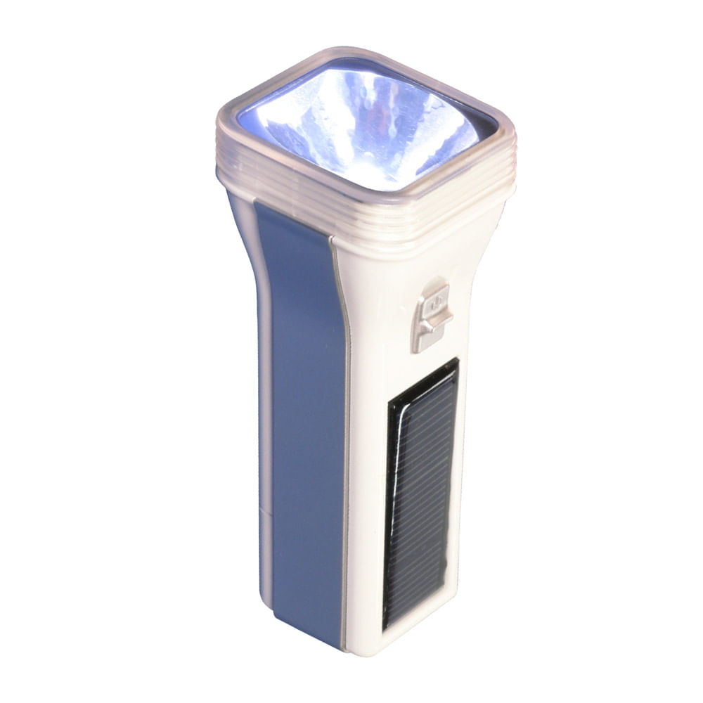 Imagen 2 del producto Linterna led Opalux 1w, recargable y panel solar, 500 mah