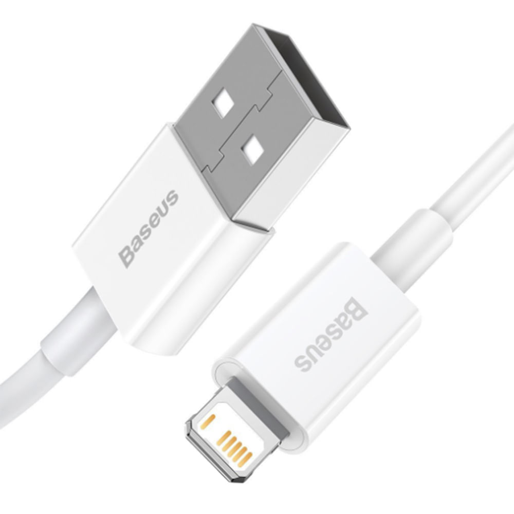 Imagen 1 del producto Cable lightning a usb Baseus Fast Charging 2.4A 2m