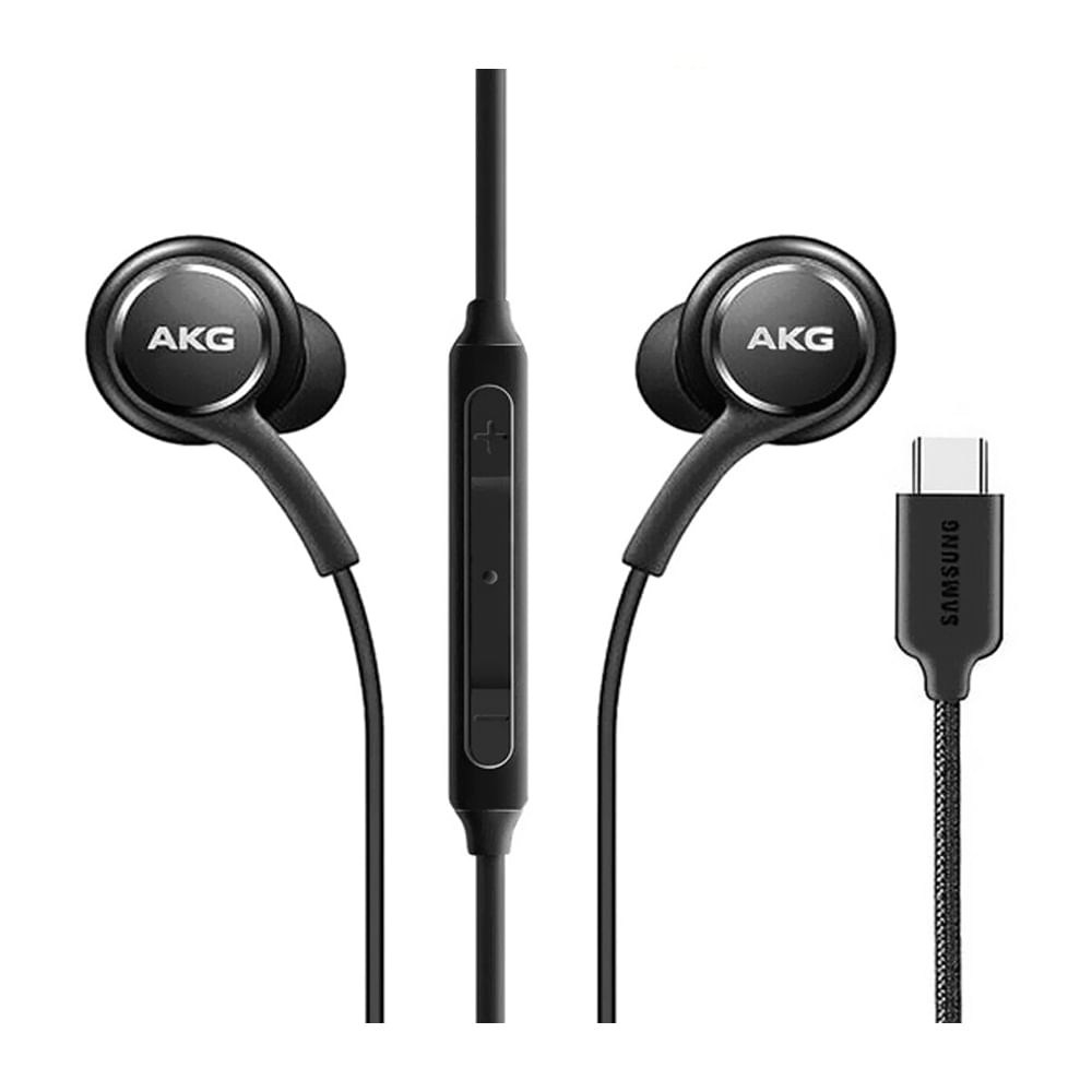 Imagen 2 del producto Audífonos In ear con micrófono Samsung AKG almohadillas de silicona, conector tipo c, control de música y llamadas, negro