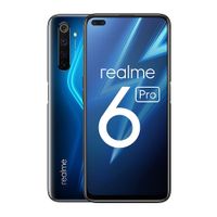Celular Realme 6 Pro 128GB, 8GB ram, cámara principal 64MP + 12MP + 8MP + 2MP, frontal 16 + 8MP, 6.6"", Snapdragon, azul