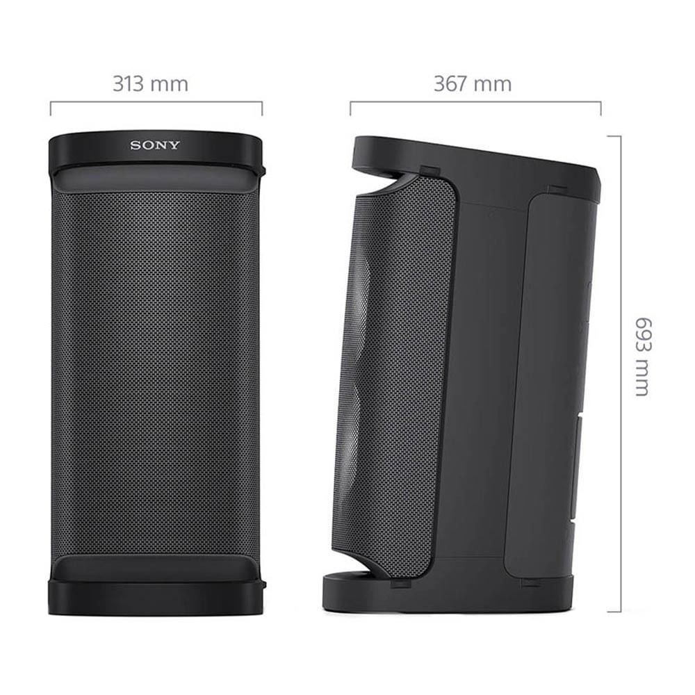 Imagen 2 del producto Parlante torre bluetooth Sony XP700 IPX4, luces led, máx. 25 horas, negro