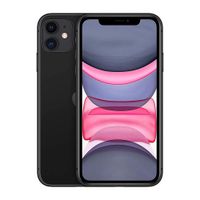 iPhone 11 64GB, 4GB RAM, cámara trasera 12MP y frontal 12MP, 6.1"", A13 Bionic, negro
