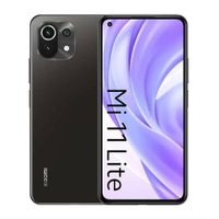 Celular Xiaomi Mi 11 Lite 128GB, 6GB RAM, cámara trasera 64MP y frontal 16MP, 6.5"", Snapdragon, negro