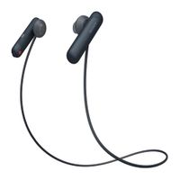Audífonos bluetooth in ear Sony WI-SP500 IPX4, micrófono incorporado, máx. 8 horas, control de música y llamadas, negro