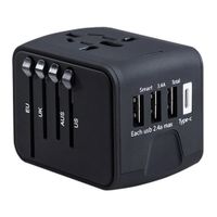 Cargador universal Roadtrip 3 usb 1 tipo C