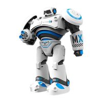 Robot a control remoto Crazon 1701A 3+ blanco con celeste