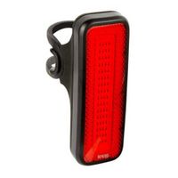 Luz posterior Knog Blinder Mob V Chips Black 44 lúmenes, 5 modos de luz, carga usb