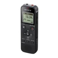 Grabadora de voz digital Sony ICD-PX470 4gb, usa 2 pilas AAA